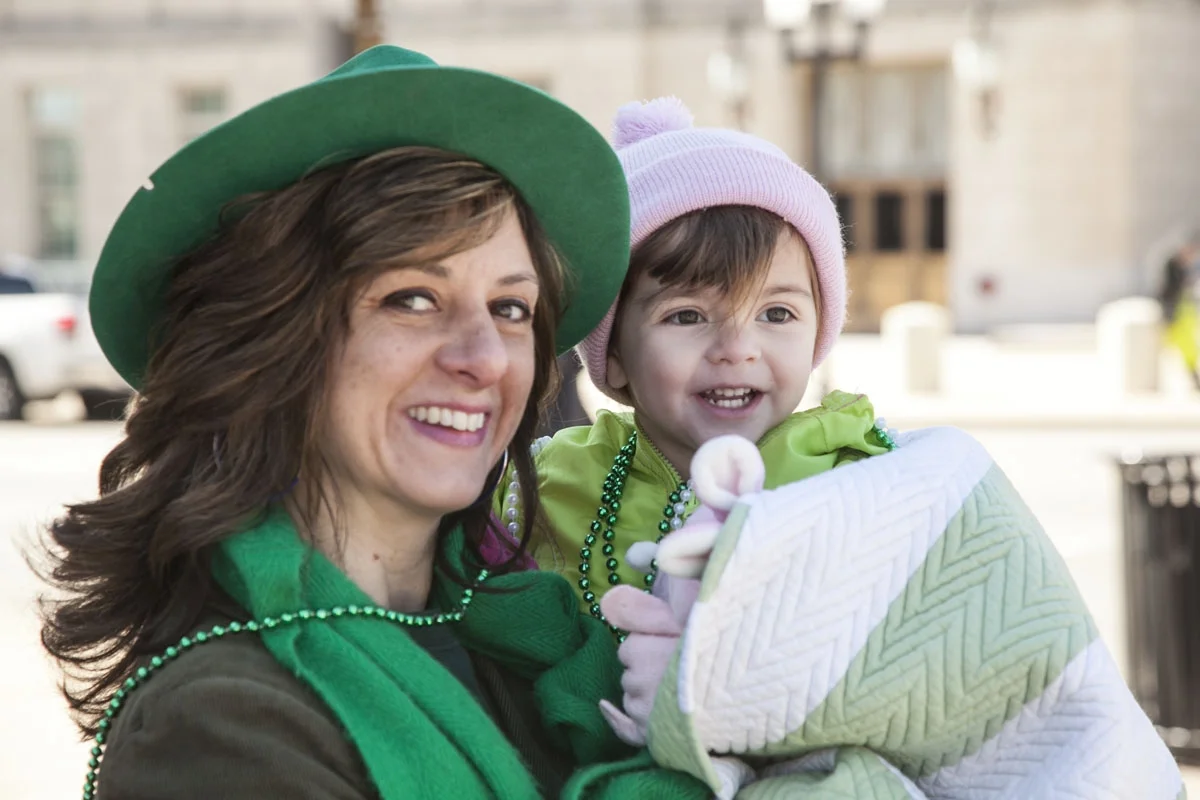 A mother continuing the tradition with her daughter